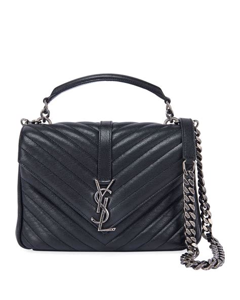 ysl silver bag|ysl bag silver hardware.